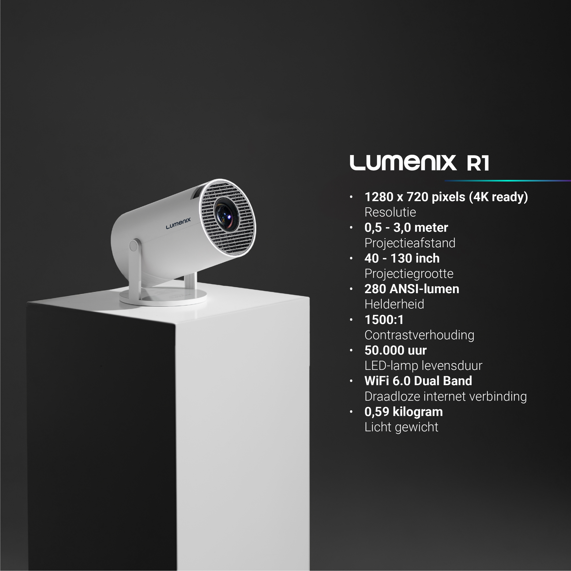 Lumenix R1 Wit - Mijn winkel