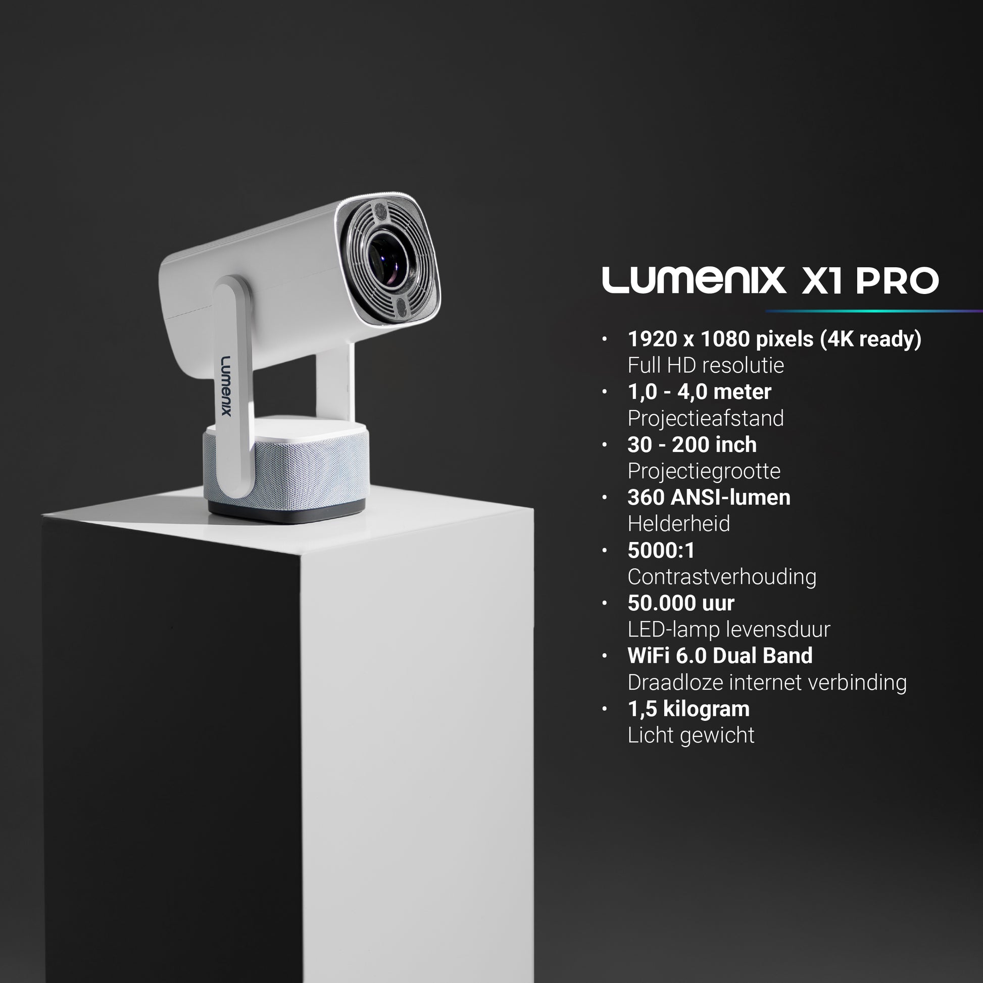 Lumenix X1 PRO Wit - Mijn winkel