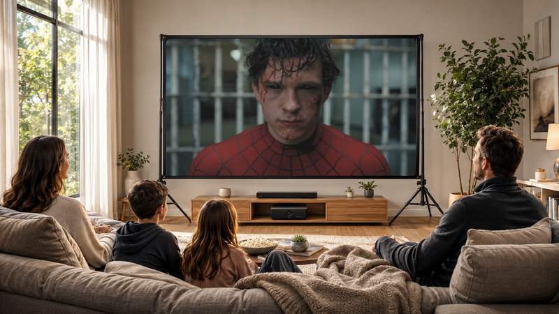 Filmavond met het gezin