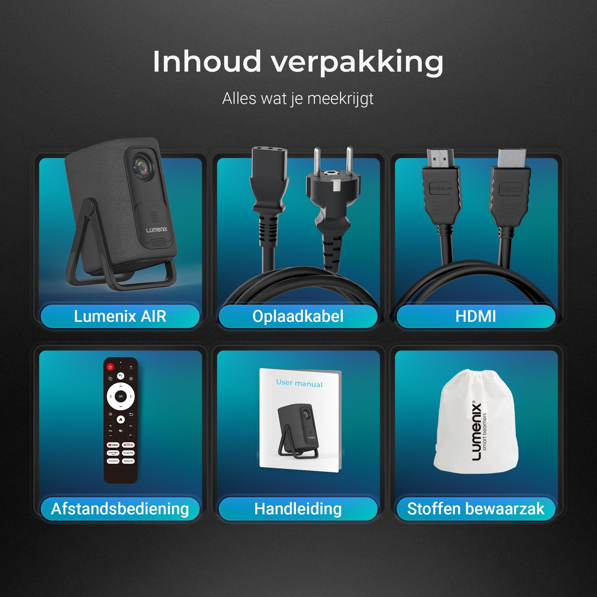 Lumenix AIR Zwart - Lumenix