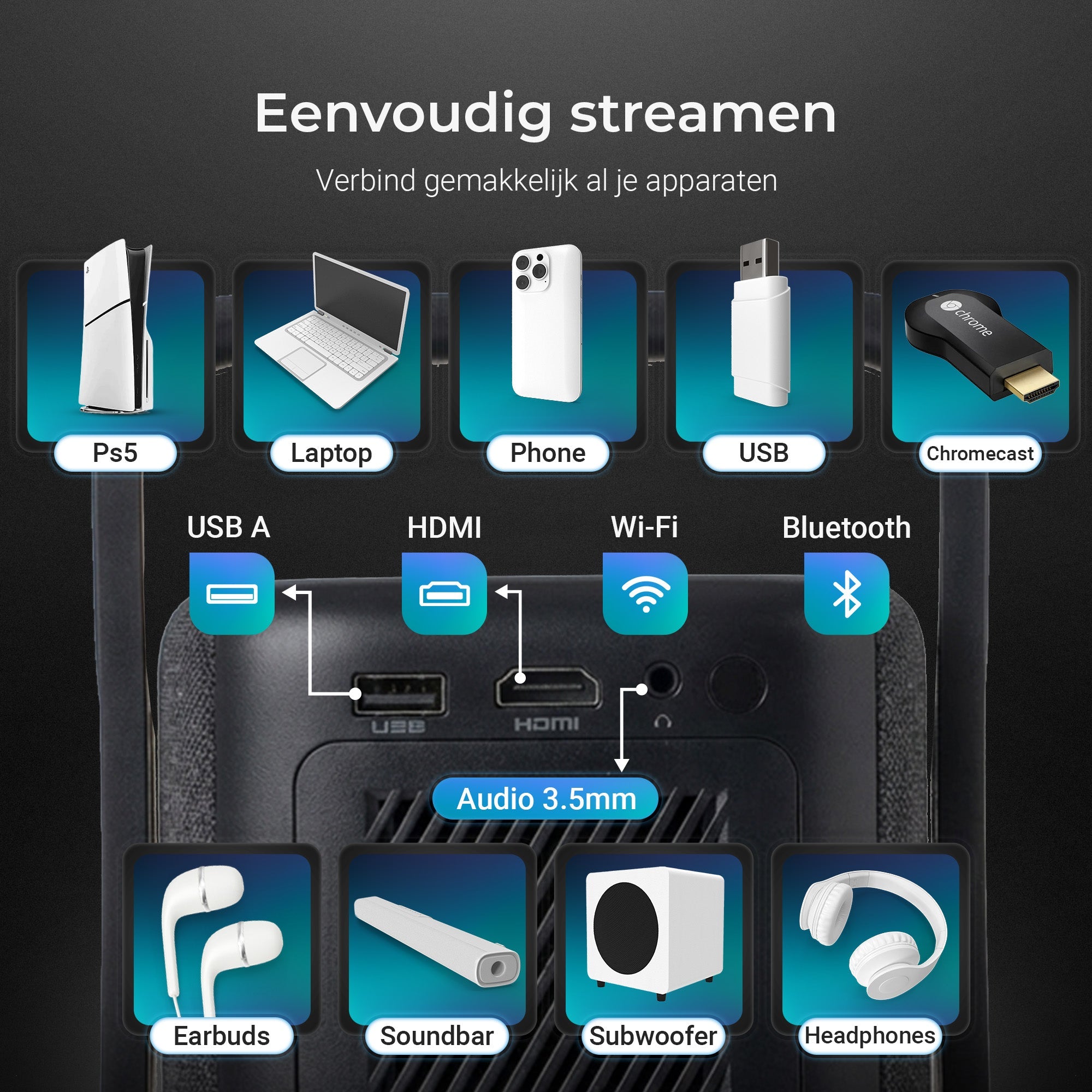 Lumenix AIR Zwart - Lumenix