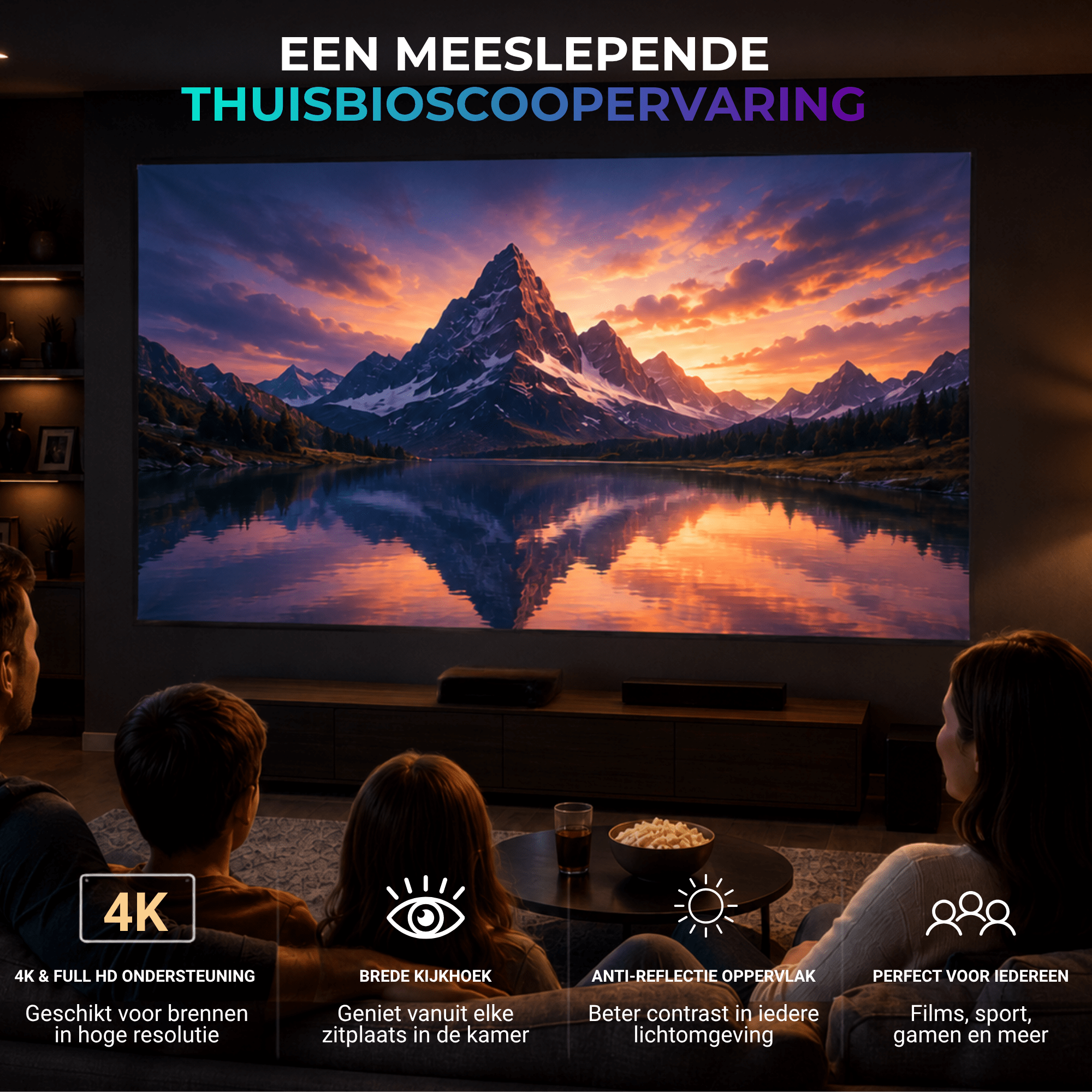 Lumenix Projectiescherm ALR Start 84 inch - Lumenix