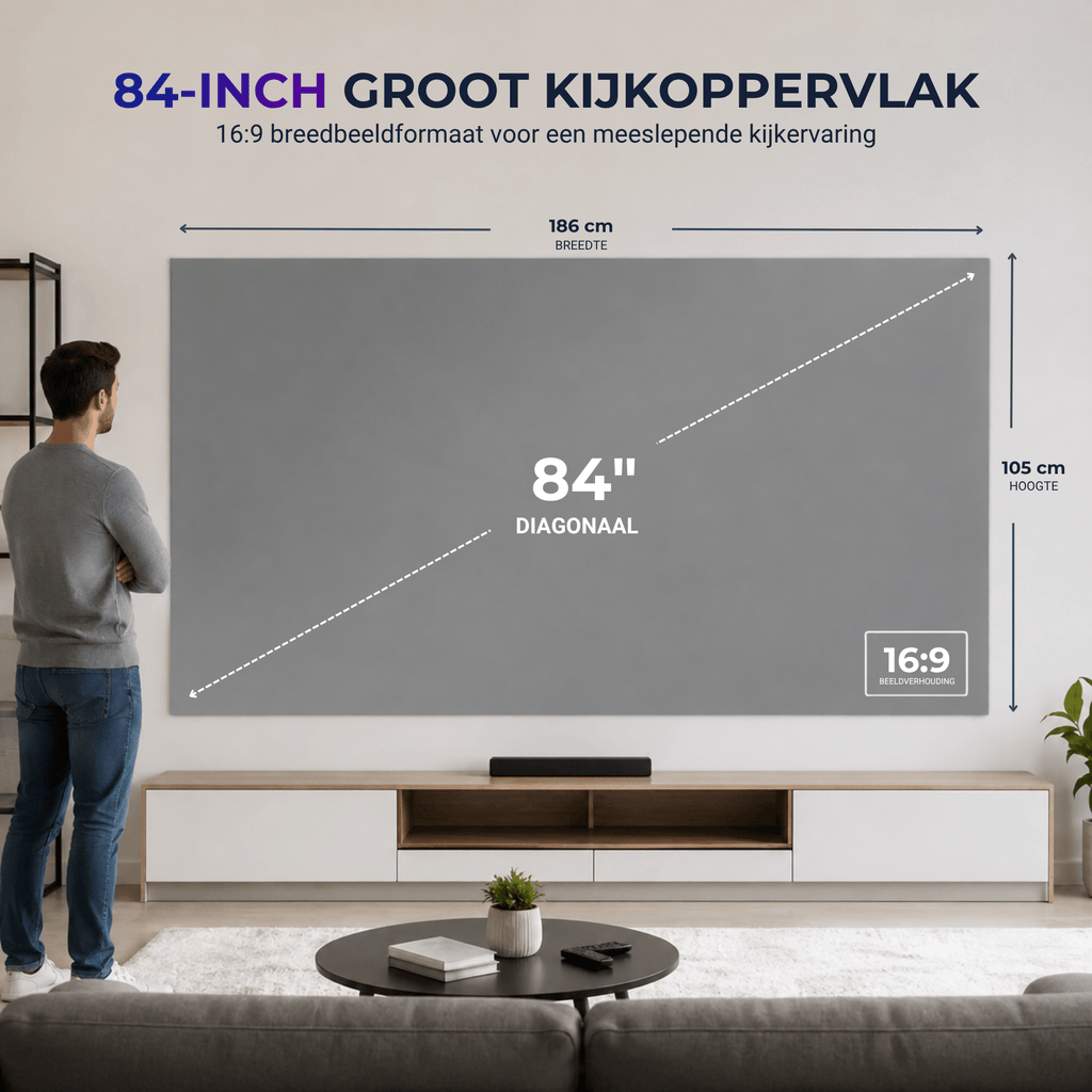 Lumenix Projectiescherm ALR Start 84 inch - Lumenix