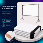 Lumenix Projectiescherm Wit Plus – 100 inch - Lumenix
