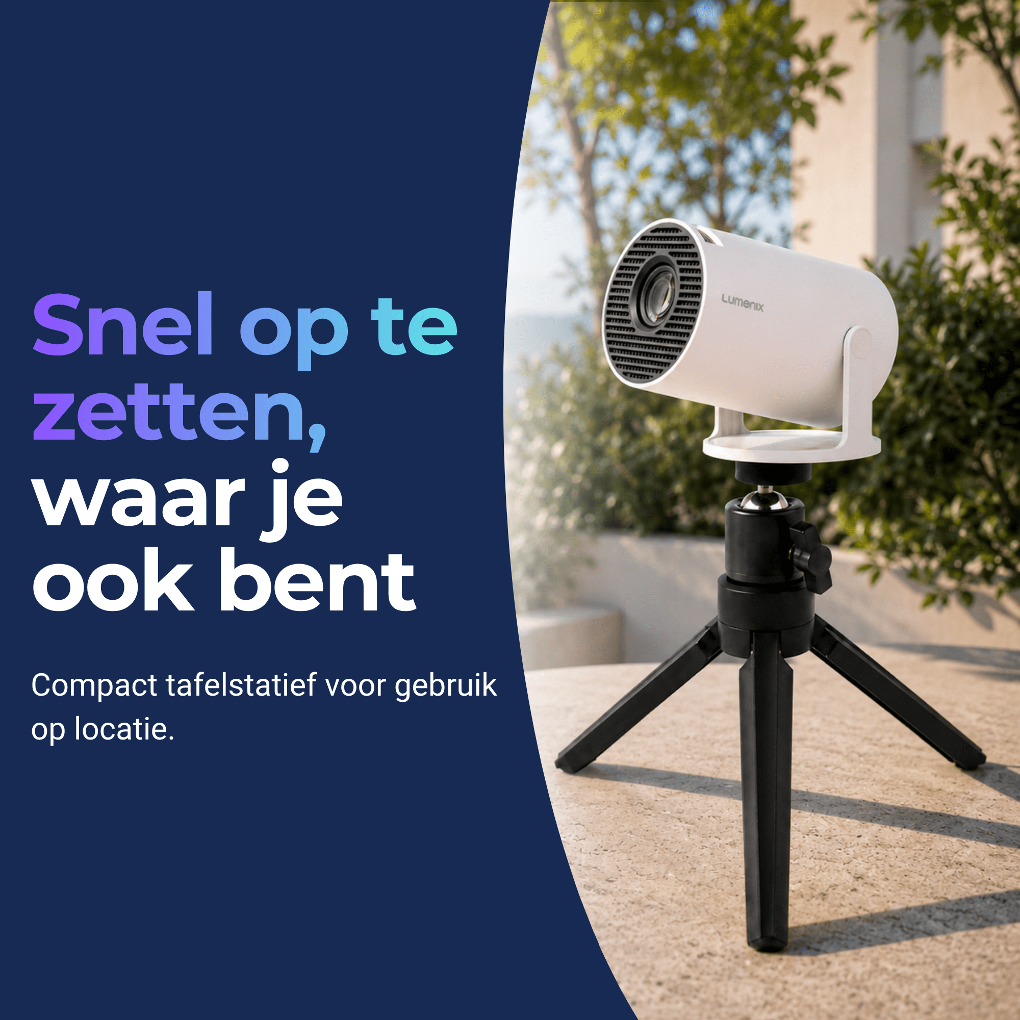 Lumenix Tafelstandaard Tripod - Lumenix