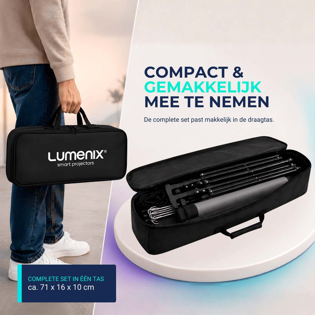 Projectiescherm ALR Plus 100 inch - Lumenix