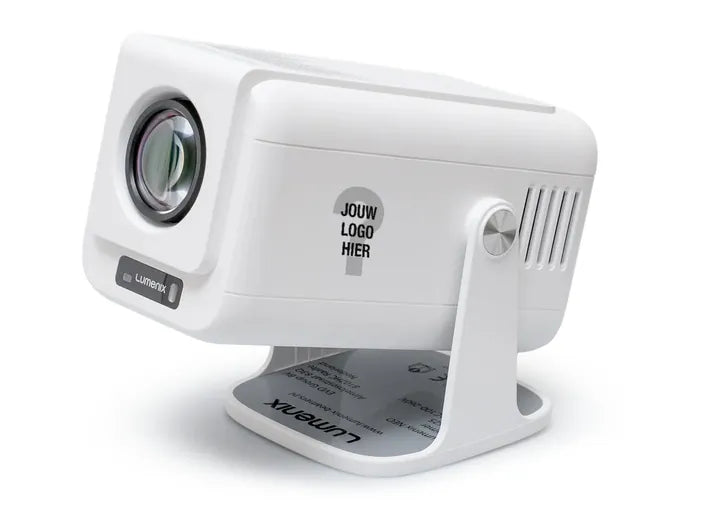 Lumenix NEO met jouw logo op de zijkant (voorbeeld)